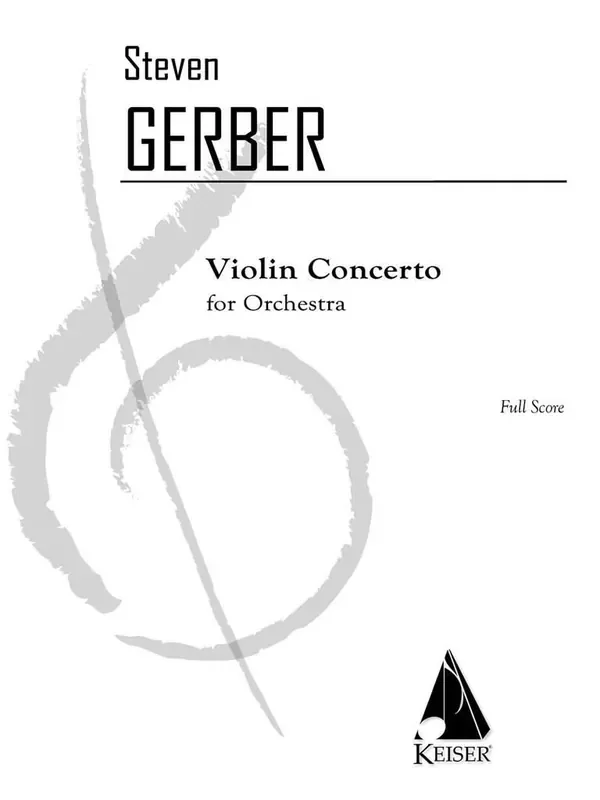 Steven R. Gerber Violin Concerto Orchester mit Solo
