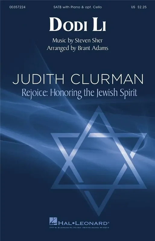 Steven Sher Dodi Li (Arr. Brant Adams) Gemischter Chor mit Begleitung