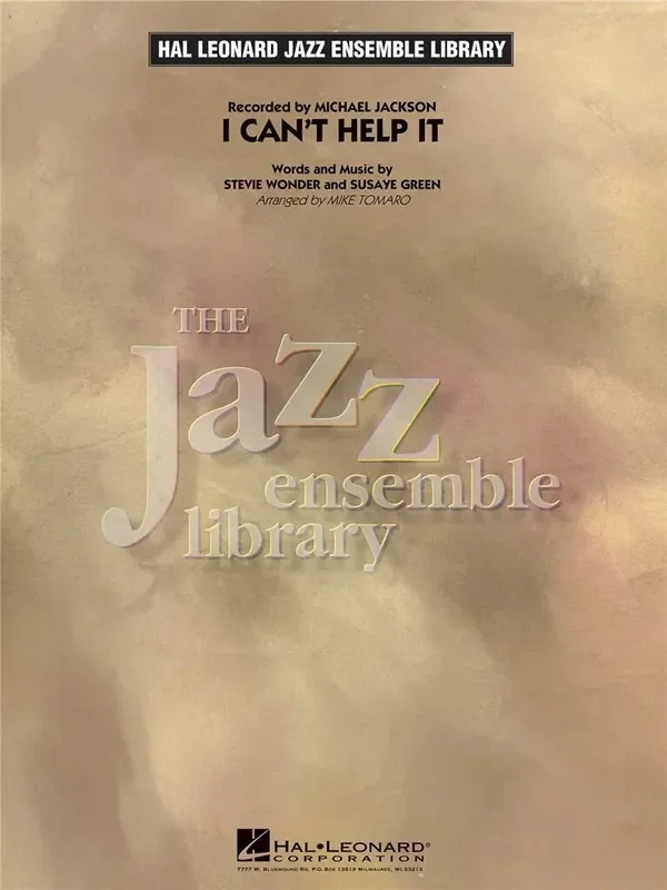 Stevie Wonder I Can‘t Help It (Arr. Mike Tomaro) Jazz Ensemble