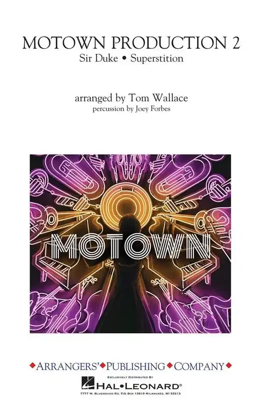 Stevie Wonder Motown Production 2 (Arr. Tom Wallace) Marching Band
