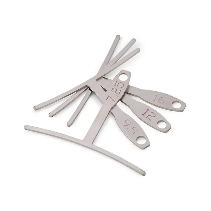 StewMac understring radius gauges, standard width, set of 4