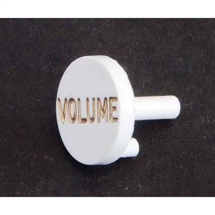 Stratocaster® Volume cap for Fender® S-1 switch. Parchment