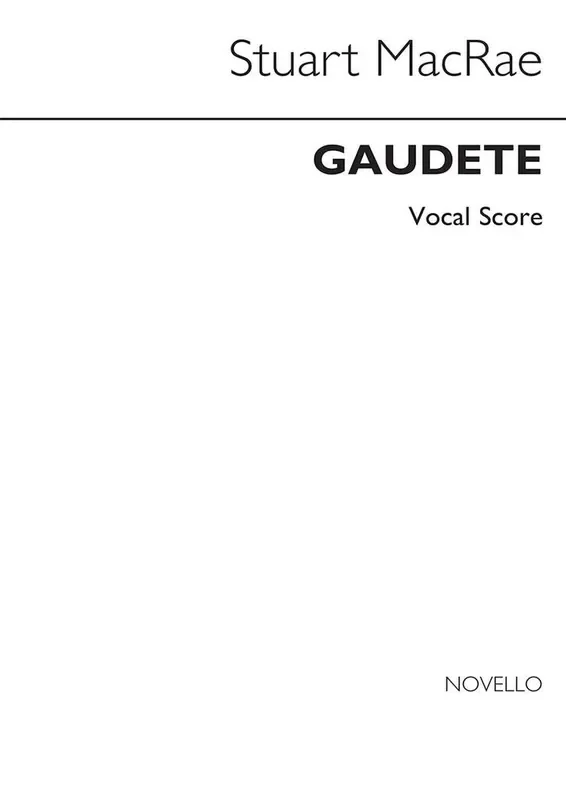Stuart MacRae Gaudete Orchester mit Gesang