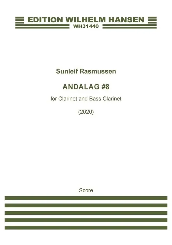 Sunleif Rasmussen Andalag 8 Klarinette Duett