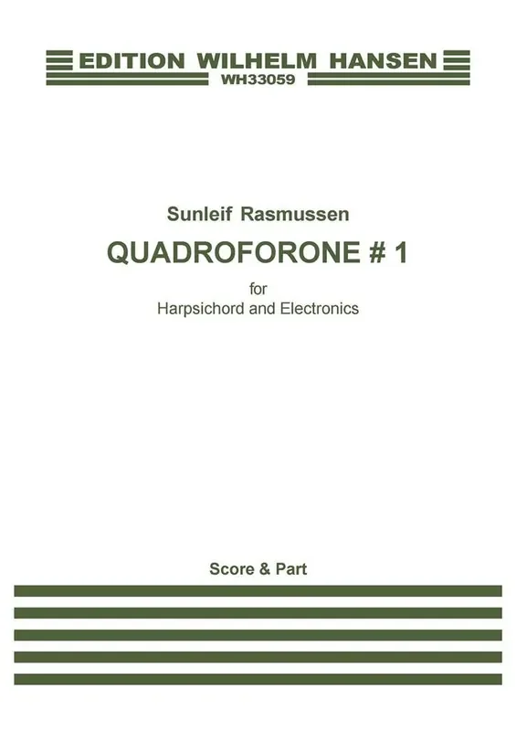 Sunleif Rasmussen Quadroforone 1 Cembalo