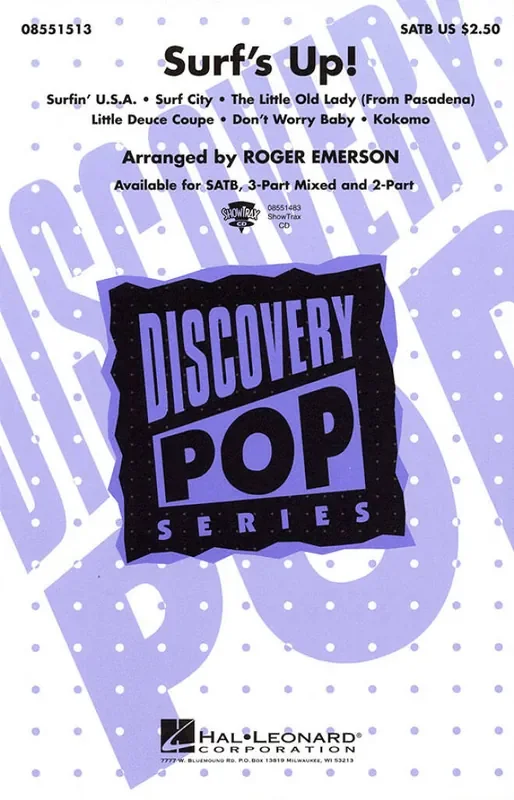 Surf‘s Up! (Medley) (Arr. Roger Emerson) Gemischter Chor mit Begleitung