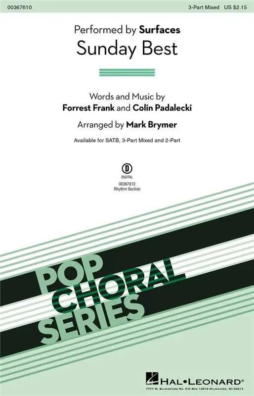 Surfaces Sunday Best Gemischter Chor mit Begleitung