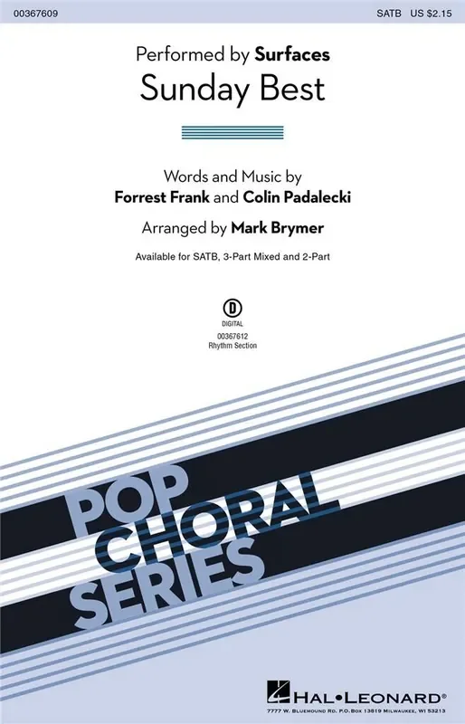 Surfaces Sunday Best Gemischter Chor mit Begleitung