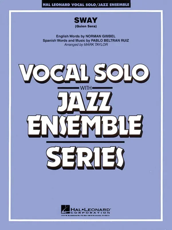 Sway (Quien Sera) (Arr. Mark Taylor) Jazz Ensemble mit Gesang