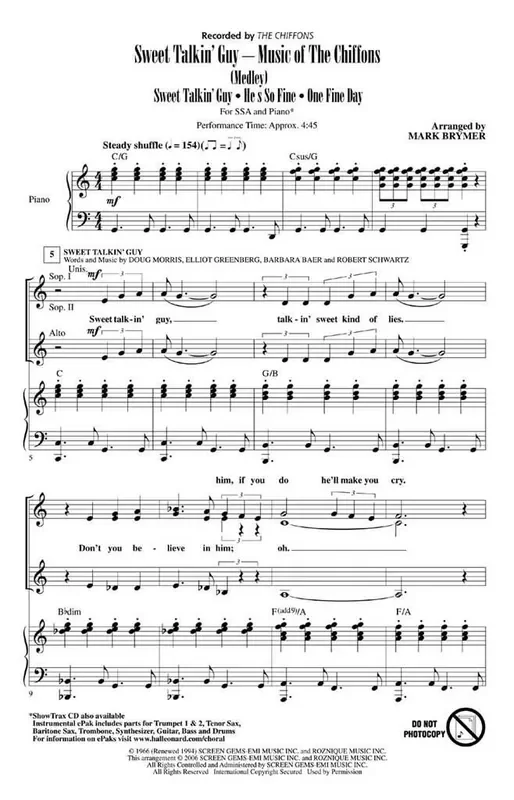 Sweet Talkin‘ Guy – Music Of The Chiffons Medley