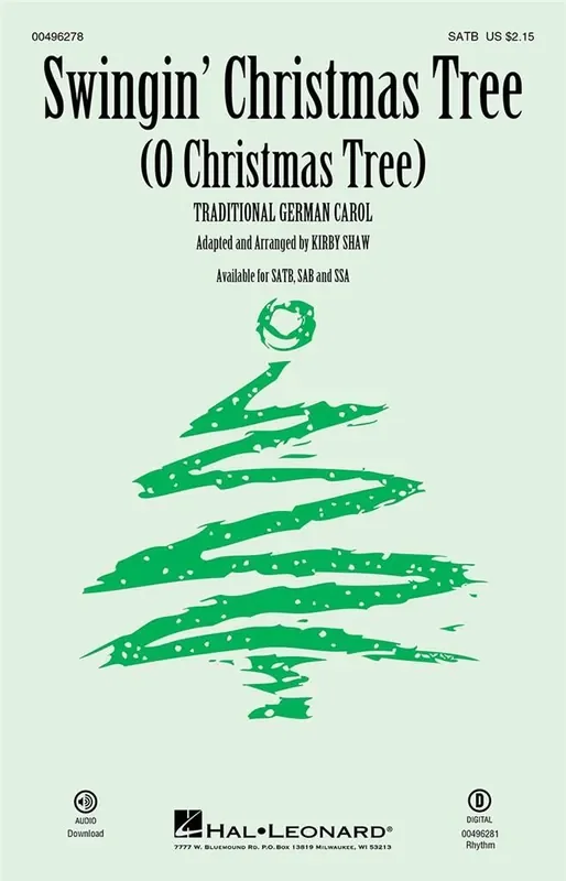 Swingin‘ Christmas Tree (O Christmas Tree) (Arr. Kirby Shaw) Gemischter Chor mit Begleitung