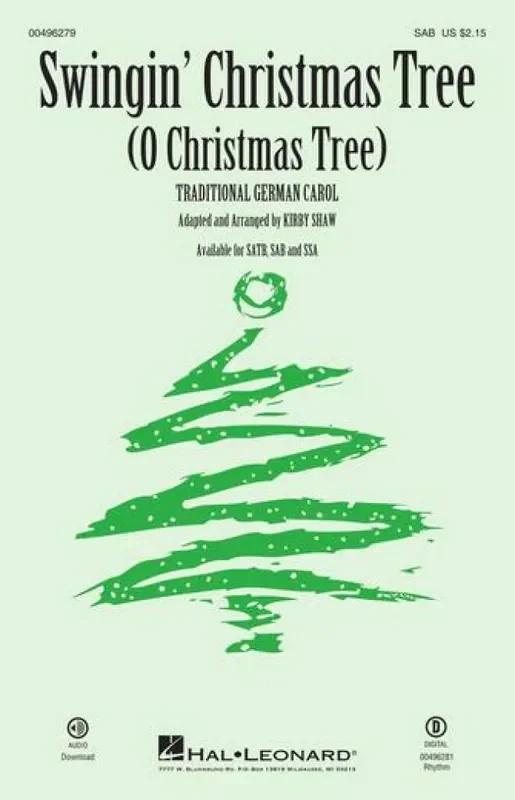 Swingin‘ Christmas Tree (O Christmas Tree) (Arr. Kirby Shaw) Gemischter Chor mit Begleitung