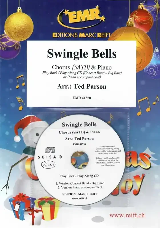 Swingle Bells (Arr. Ted Parson) Gemischter Chor mit Klavier/Orgel