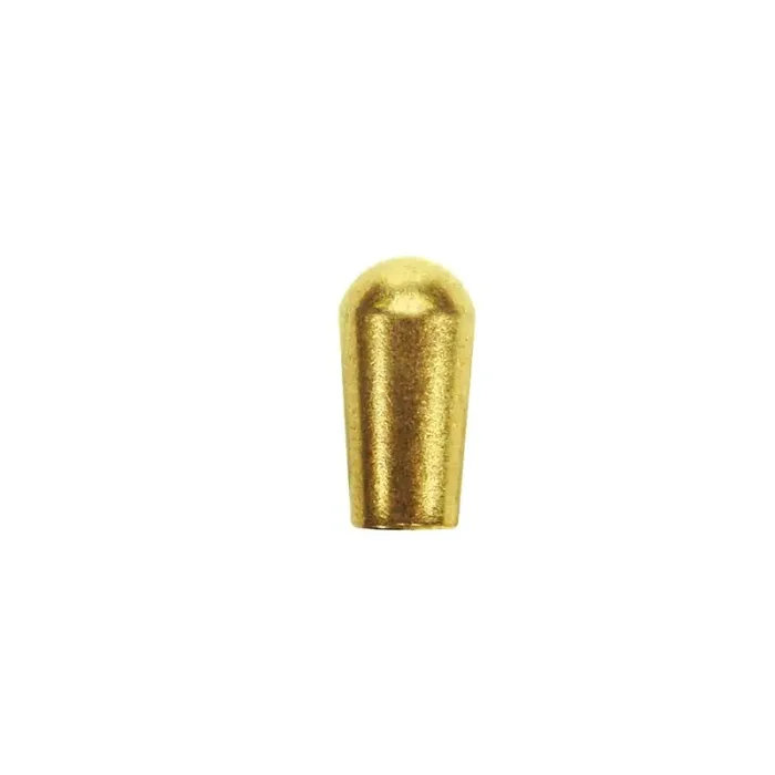 Switch cap LP-style, gold plated, inch, fits Switchcraft