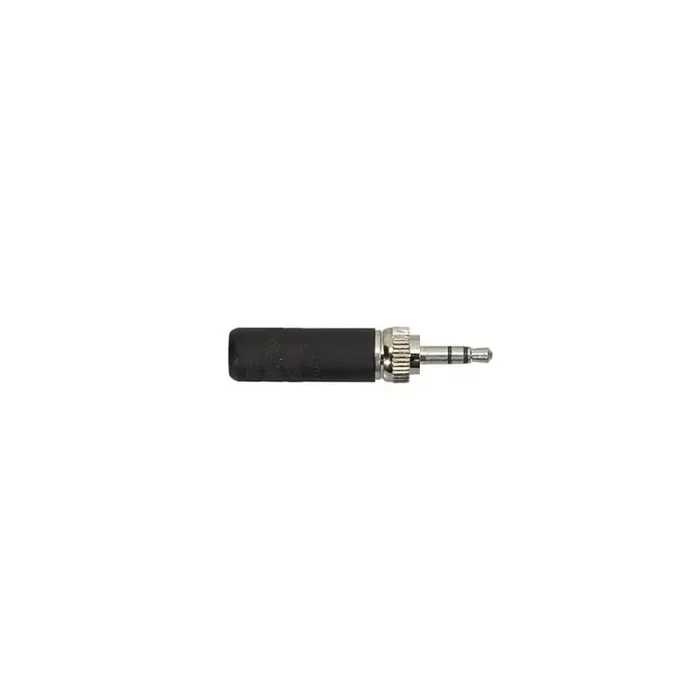 Switchcraft vergrendelbare mini jack plug, 3.5mm, kable ingang 4.4mm, zwart