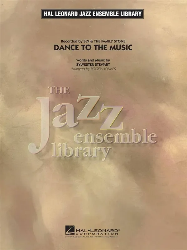 Sylvester Stewart Dance to the Music (Arr. Roger Holmes) Jazz Ensemble