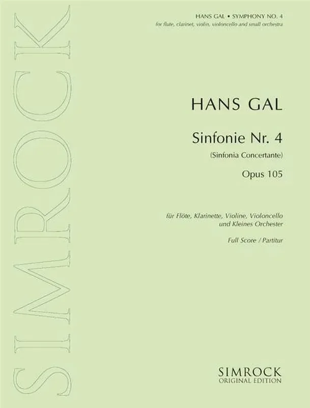 Symphony 4 in B Flat op. 105 Orchester