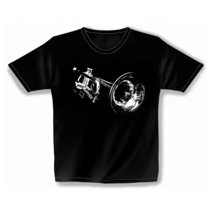 T-Shirt black Space Trumpet L