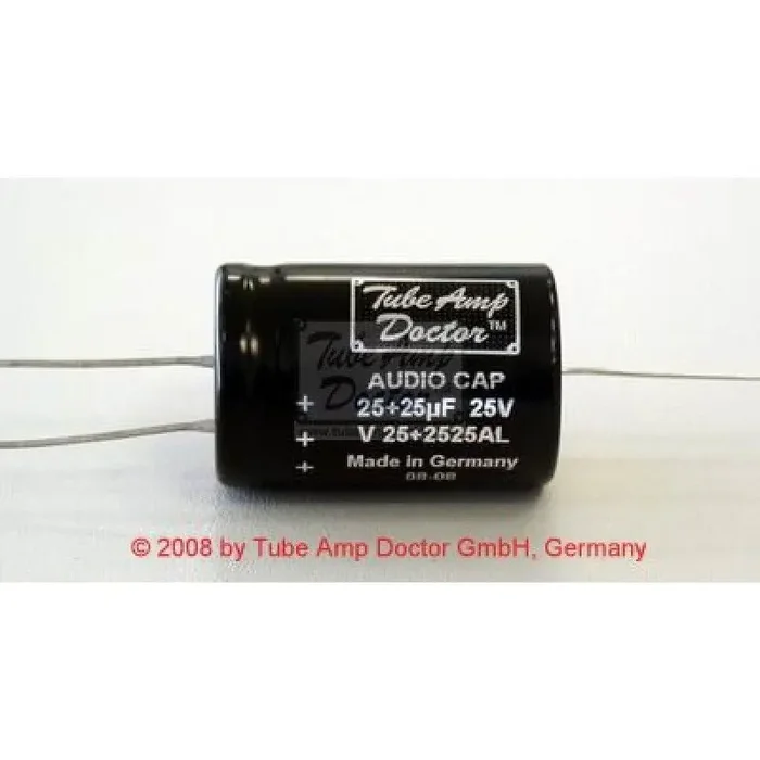 TAD Audio Cap 25+25uF@ 25V 25x38mm