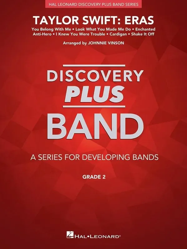 Taylor Swift Taylor Swift Eras (Arr. Johnnie Vinson) Blasorchester