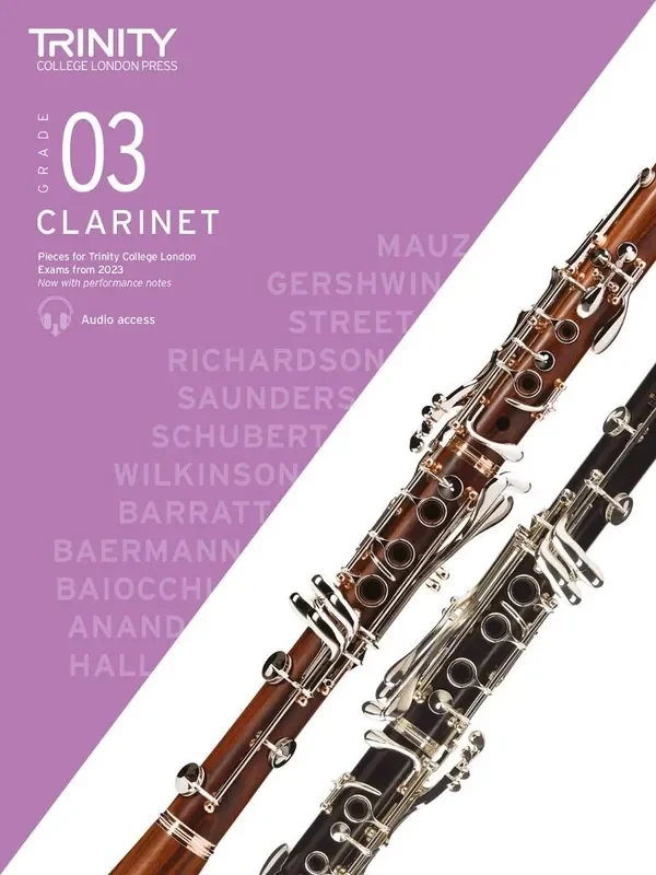 TCL Clarinet Exam Pieces from 2023 Grade 3