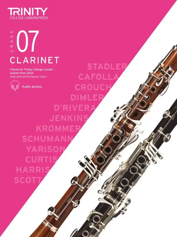 TCL Clarinet Exam Pieces from 2023 Grade 7