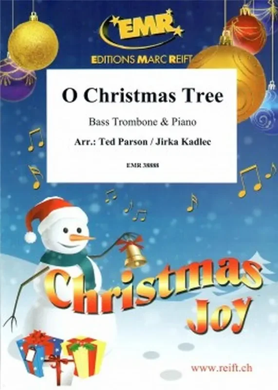 Ted Pearson O Christmas Tree (Arr. Jirka Kadlec) Posaune mit Begleitung