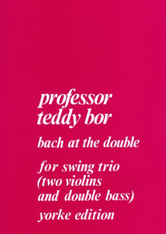 Teddy Bor Bach at the Double Streichensemble