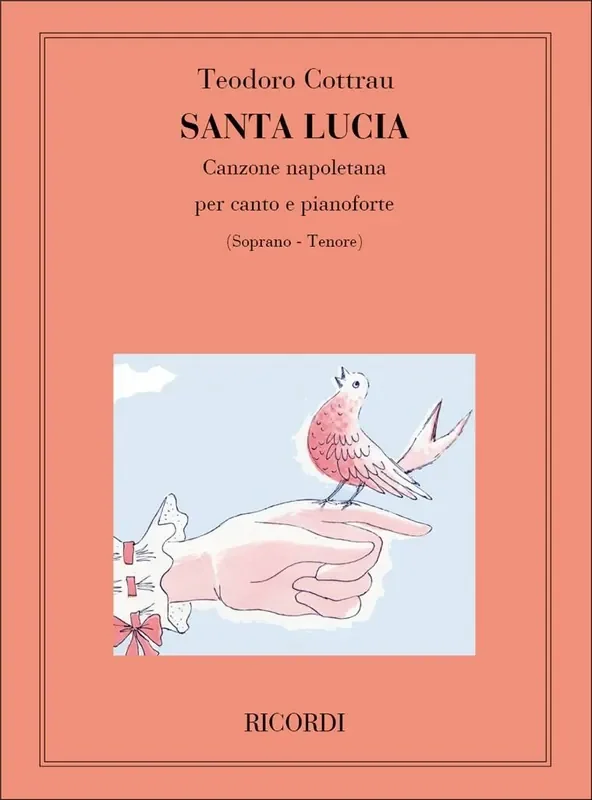 Teodoro Cottrau Santa Lucia Gesang mit Klavier