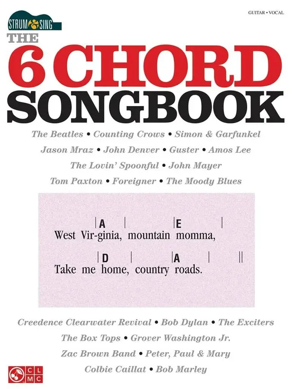 The 6-Chord Songbook Melodie, Text, Akkorde