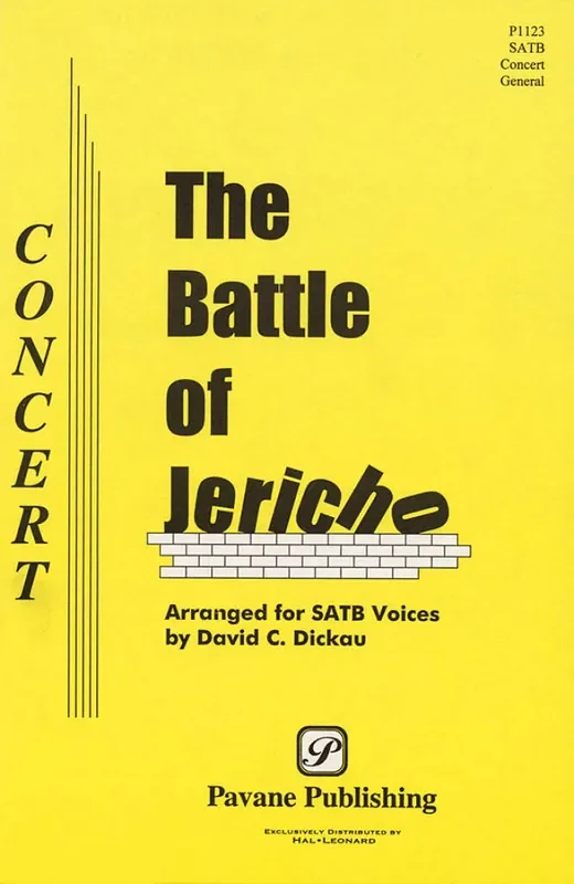 The Battle of Jericho (Arr. David Dickau) Gemischter Chor mit Begleitung