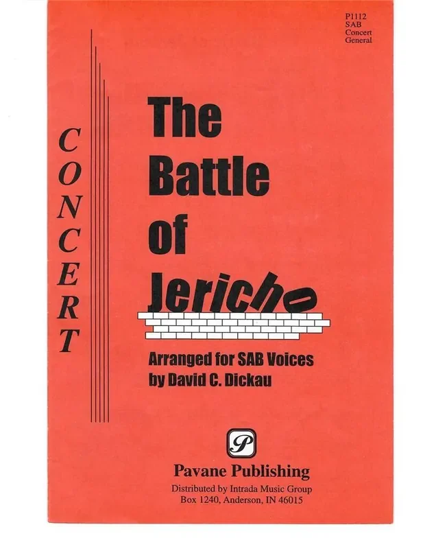 The Battle of Jericho (Arr. David Dickau) Gemischter Chor mit Begleitung