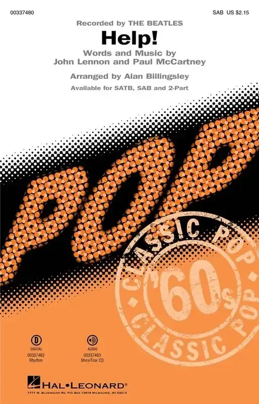 The Beatles Help! (Arr. Alan Billingsley) Gemischter Chor mit Begleitung
