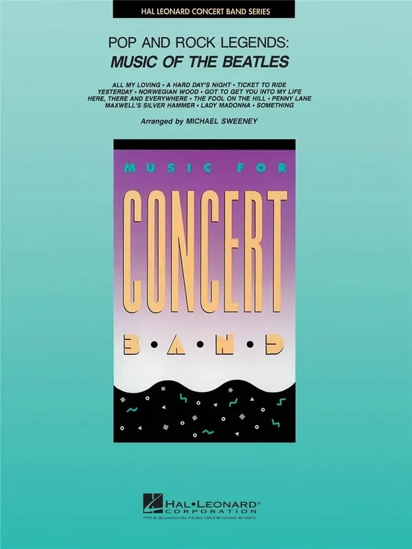 The Beatles Pop and Rock Legends Music of the Beatles (Arr. Michael Sweeney) Blasorchester