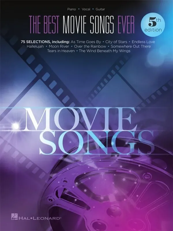 The Best Movie Songs Ever Songbook – 5th Edition Klavier, Gesang, Gitarre (Songbooks)
