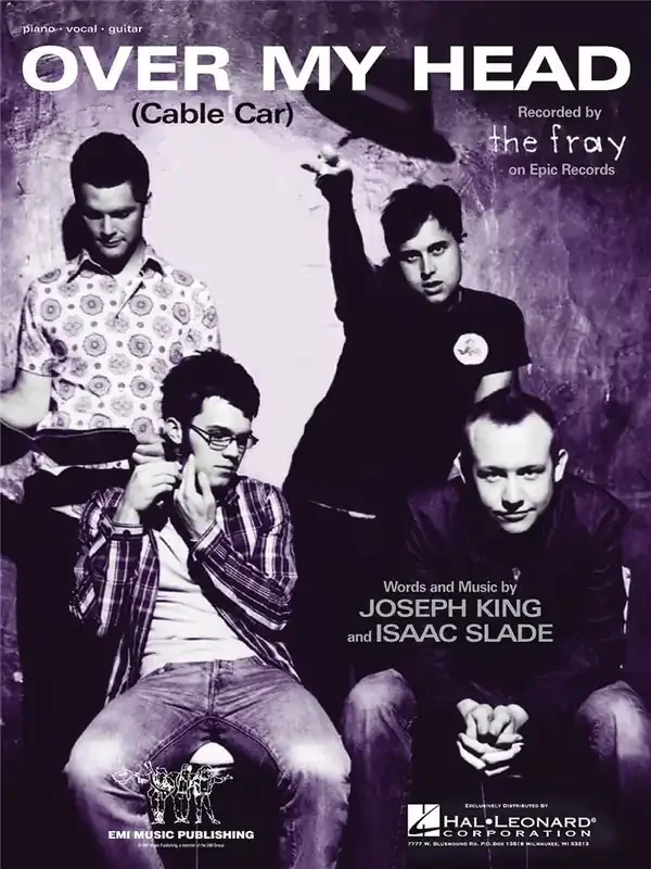 The Fray Over My Head (Cable Car) Klavier, Gesang, Gitarre (Songbooks)