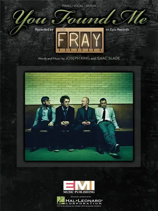 The Fray You Found Me Klavier, Gesang, Gitarre (Songbooks)