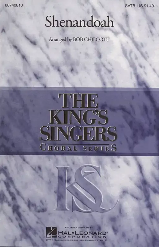 The King‘s Singers Shenandoah (Arr. Bob Chilcott) Gemischter Chor mit Begleitung