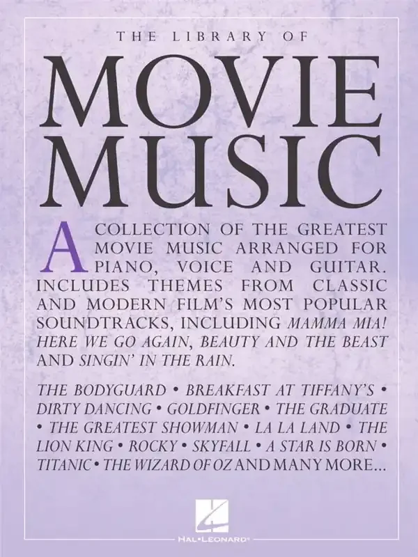 The Library of Movie Music Klavier, Gesang, Gitarre (Songbooks)
