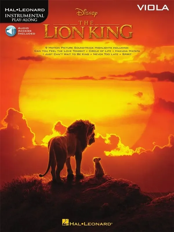 The Lion King for Viola Viola Solo