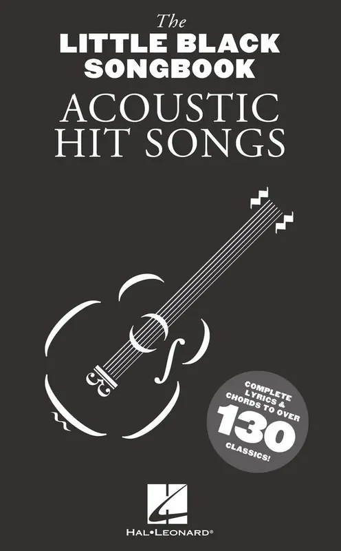 The Little Black Songbook Acoustic Hits Melodie, Text, Akkorde