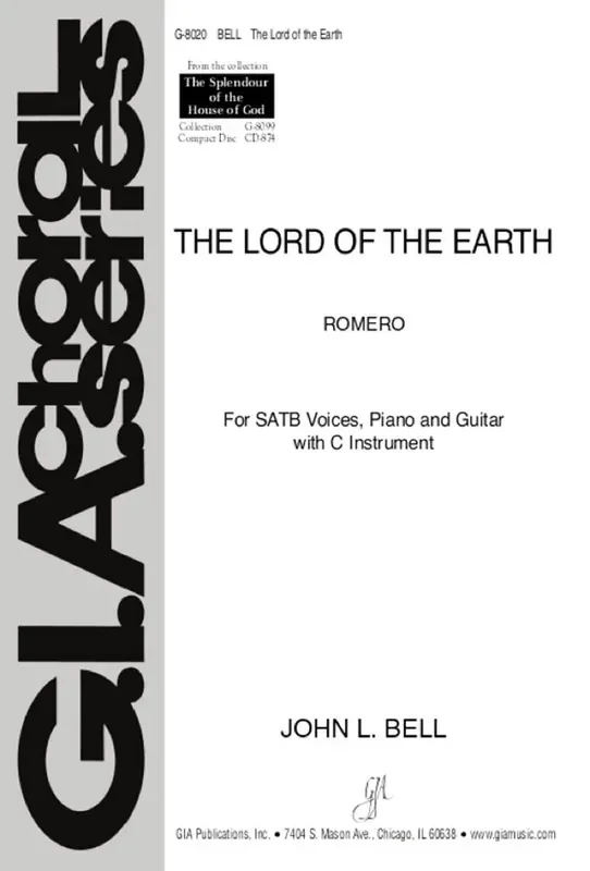 The Lord of the Earth – guitar part Gemischter Chor mit Begleitung
