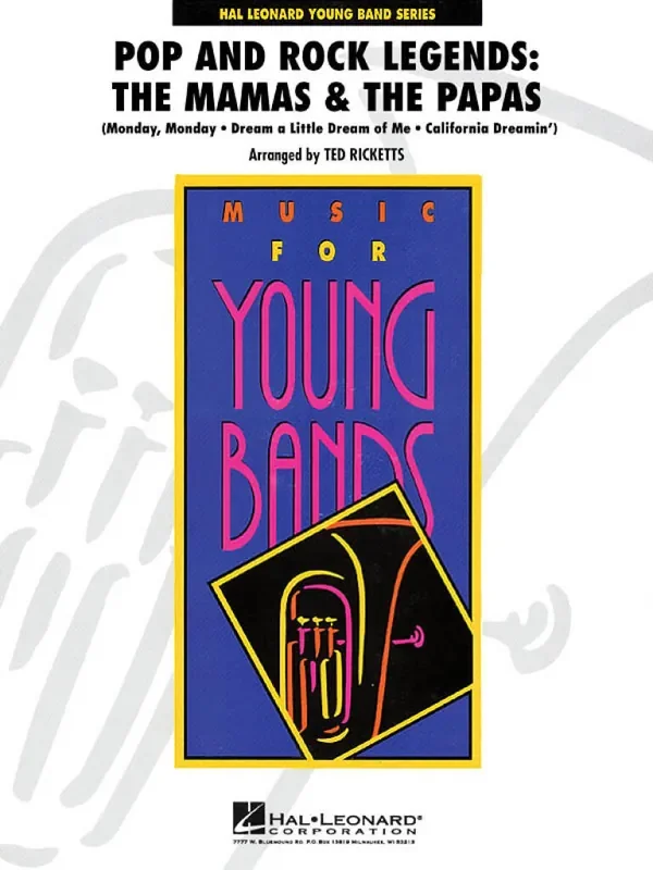 The Mamas and The Papas Pop and Rock Legends The Mamas & The Papas (Arr. Ted Ricketts) Blasorchester