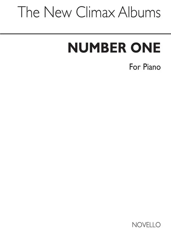 The New Climax Album For Piano No.1 Klavier Solo