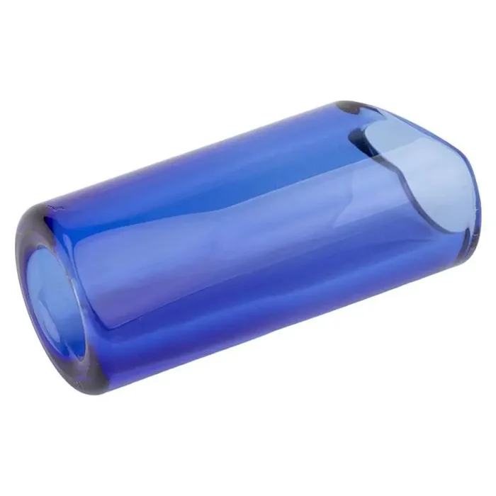 The Rock Slide moulded glass slide size M (inside 19 – length 60.0mm) – sapphire blue edition