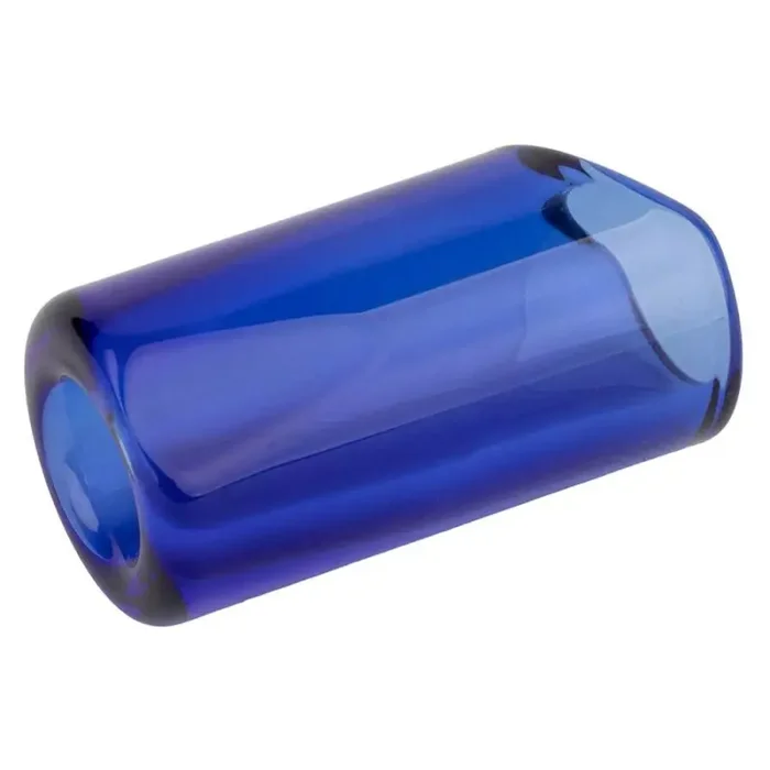 The Rock Slide moulded glass slide size S (inside 17 – lenght 48.5mm) – sapphire blue edition