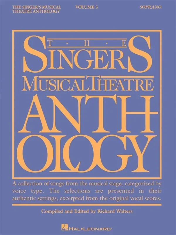 The Singer‘s Musical Theatre Anthology – Volume 5 Gesang mit Klavier