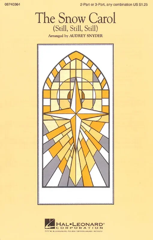 The Snow Carol (Arr. Audrey Snyder) Gemischter Chor mit Begleitung
