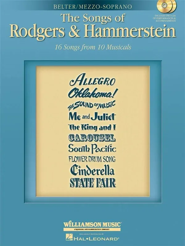 The Songs of Rodgers & Hammerstein Gesang mit Klavier