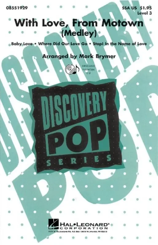 The Supremes With Love, From Motown (Arr. Mark Brymer) Frauenchor mit Begleitung